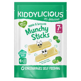 Kiddylicious Apple & Broccoli Munchy Sticks Baby Snacks Multi 4 x 4g