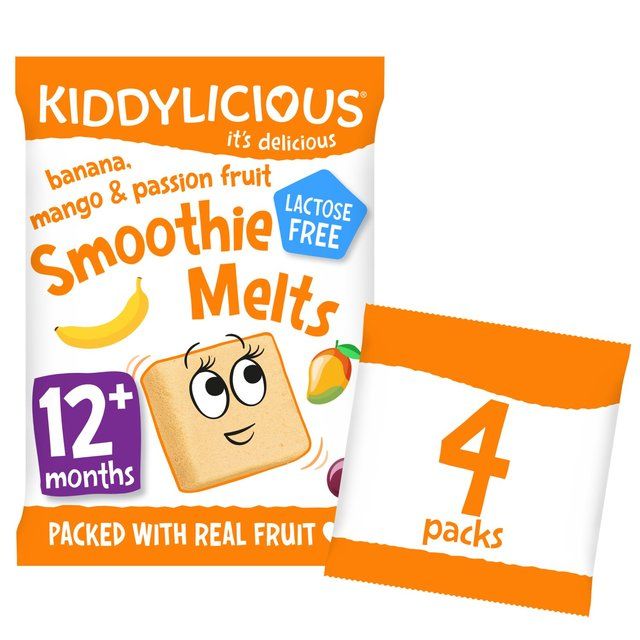 Kiddylicious Banana Mango & Passionfruit Smoothie Melts Baby Snacks Multi 4 x 6g