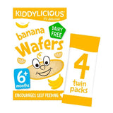 Kiddylicious Mini Wafers Banana 4 x 4g