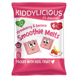 Kiddylicious Strawberry & Banana Smoothie Melts Multipack 4x6g