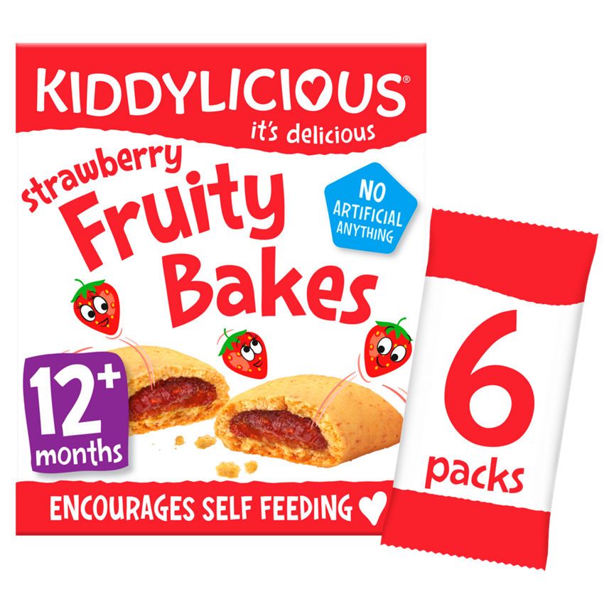 Kiddylicious Strawberry Fruity Bakes 12+ Months
