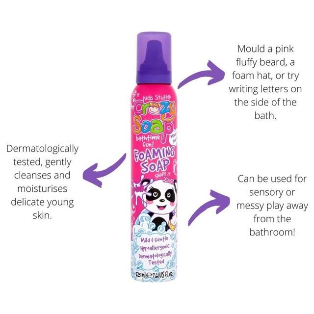 Kids Stuff Crazy Foaming Soap Pink 225ml