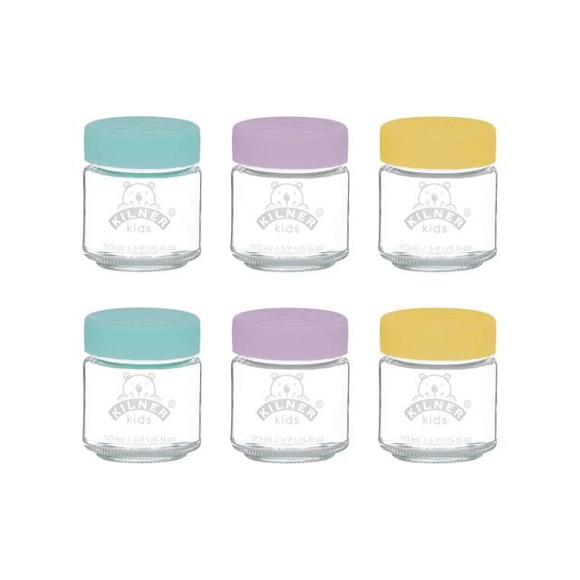 Kilner Set of 6 Kids Jars 110ml 6 per pack