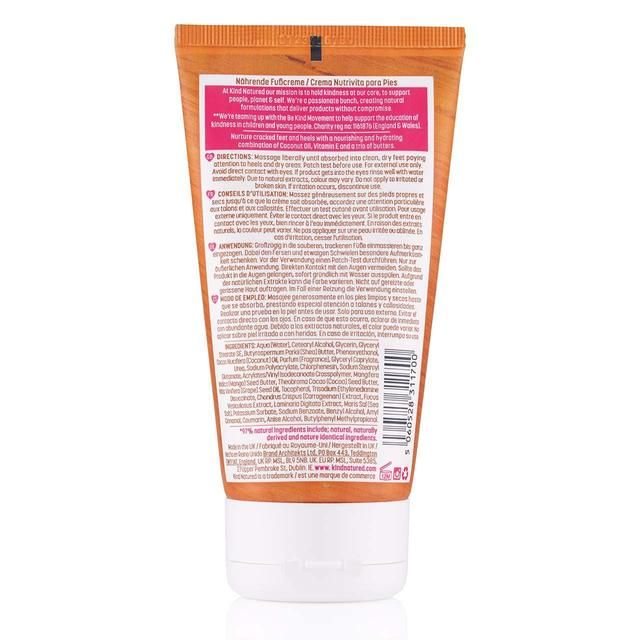 Kind Natured Nourishing Foot Cream Coconut & Shea 150ml