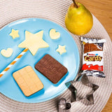 Kinder Cards Cocoa and Milk Biscuits Wafers Multipack 4 per pack
