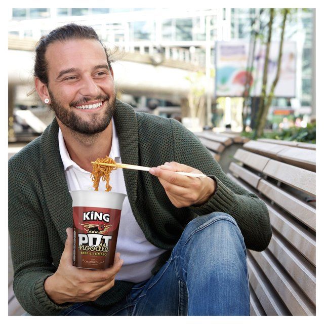 King Pot Noodle Beef & Tomato 114g