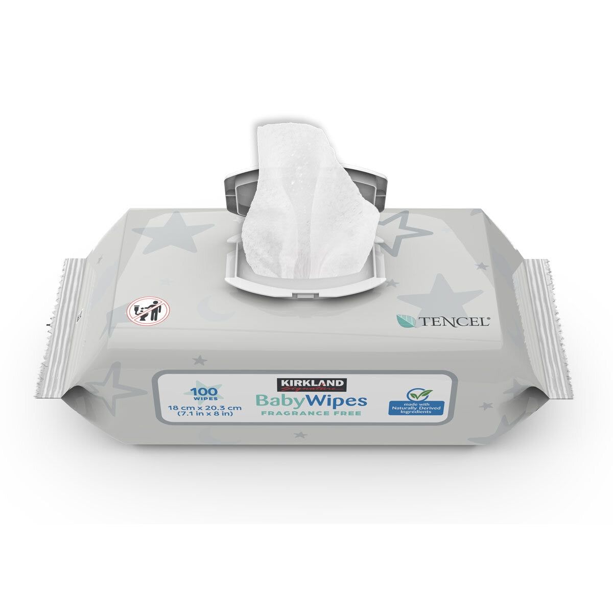 Kirkland Signature Tencel Baby Wipes, 9 x 100 Pack