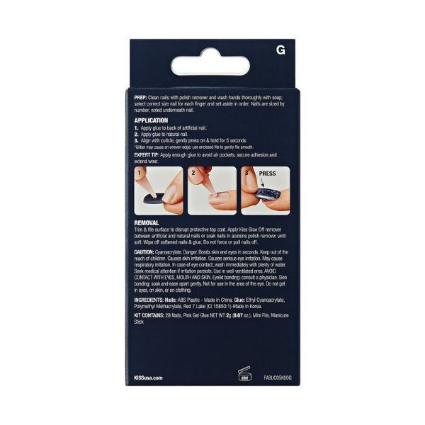 Kiss Gel Fantasy Allure Nails - Variation