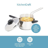 KitchenCraft Large Chip Fryer & Basket