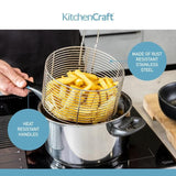 KitchenCraft Large Chip Fryer & Basket