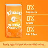 Kleenex Allergy Comfort Pocket Pack Tissues 6 x 9 per pack
