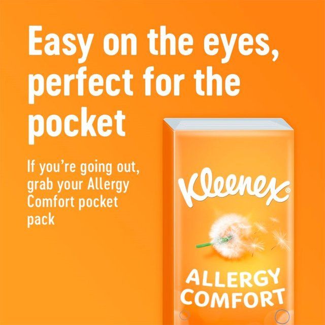 Kleenex Allergy Comfort Pocket Pack Tissues 6 x 9 per pack