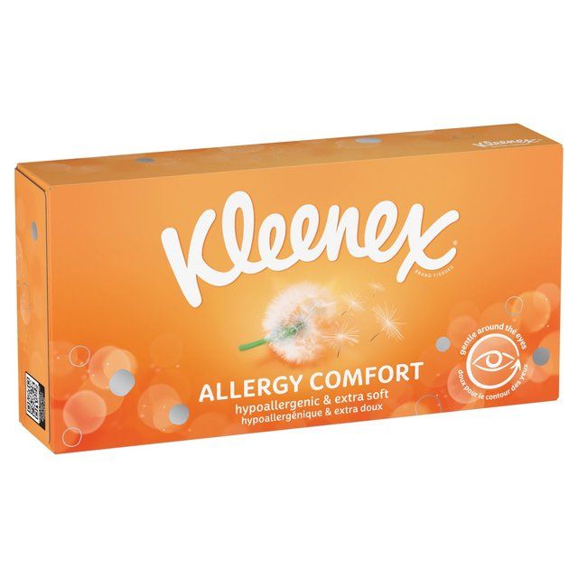 Kleenex Allergy Comfort Tissues Box 56 per pack