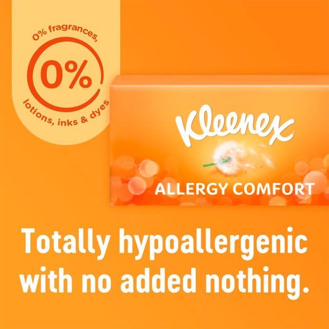 Kleenex Allergy Comfort Tissues Box 56 per pack