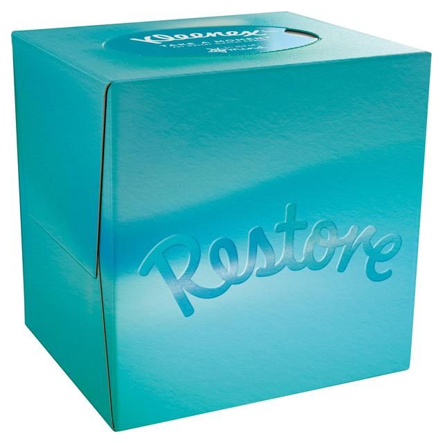 Kleenex Collection Cube Facial Tissues - Single Box 48 per pack