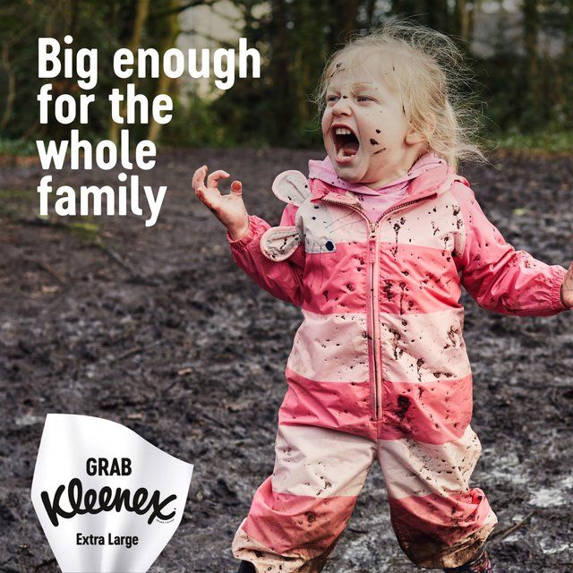 Kleenex Extra Large Tissues Compact Twin Pack 2 x 44 per pack