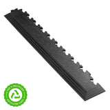 Klikflor RX500 7mm Recycled Garage Floor Corner Ramp (90 x 585 x 7mm) – 1 Corner in Black or Graphite