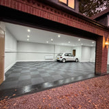 Klikflor RX500 7mm Recycled Garage Floor Corner Ramp (90 x 585 x 7mm) – 1 Corner in Black or Graphite