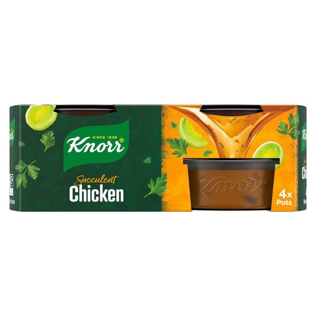 Knorr 4 Chicken Stock Pot 4 x 28g