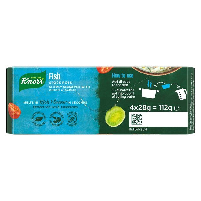 Knorr 4 Fish Stock Pot   4 x 28g