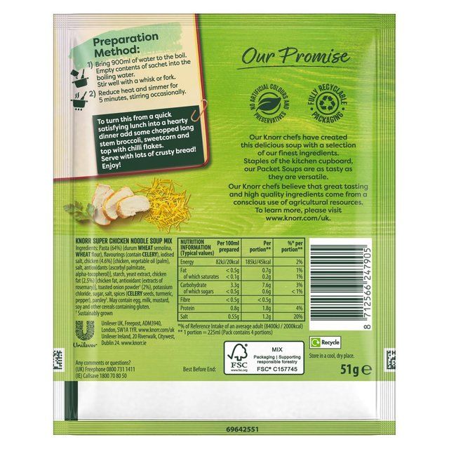 Knorr Super Chicken Noodle Soup 51g