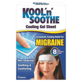 Kool 'n' Soothe Migraine Cooling Gel Sheet   4 per pack
