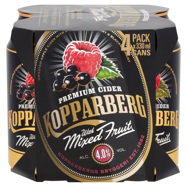 Kopparberg Mixed Fruit Cans 4 x 330ml