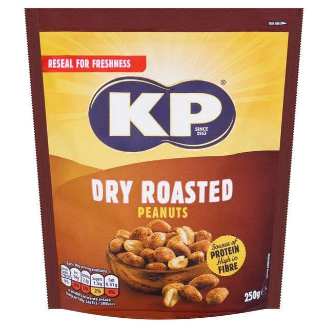 KP Dry Roasted Peanuts 250g