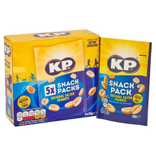 KP Salted Peanuts Multipack 5 x 30g