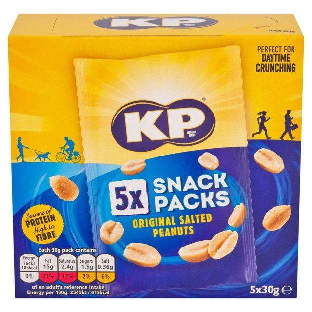 KP Salted Peanuts Multipack 5 x 30g