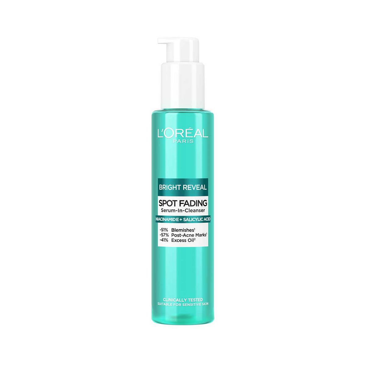 L'Oréal Paris Bright Reveal Spot Fading Serum-In-Cleanser Niacinamide and Salicylic Acid 150ml