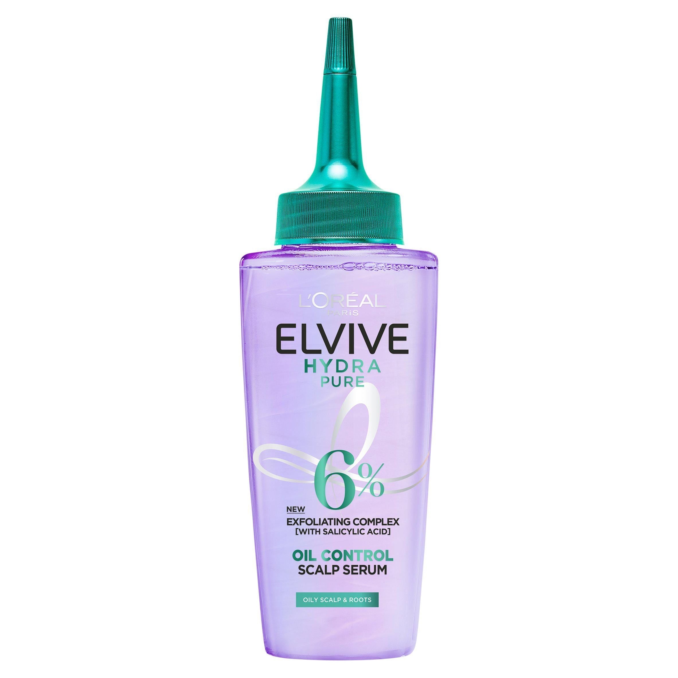L'Oréal Paris Elvive Hydra Pure Exfoliating Pre Shampoo Scalp Serum for Oily Scalp & Roots 102ml