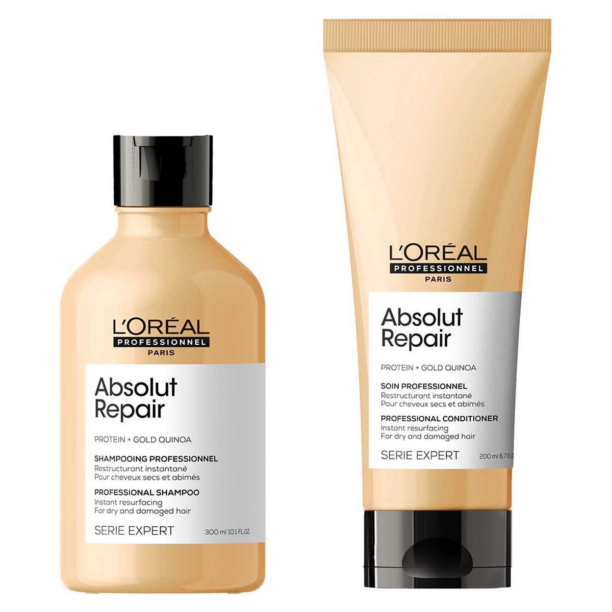 L'oréal Professionnel Serie Expert Absolut Repair Shampoo And Conditioner Duo For Dehydrated Hair