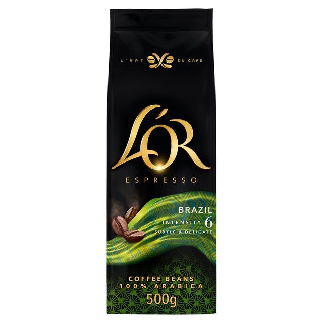 L'OR Brazil Coffee Beans Intensity 6 500g