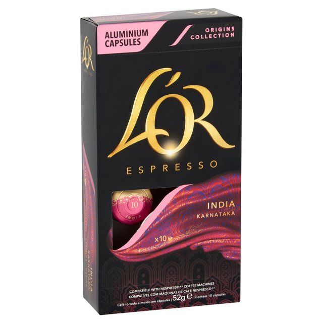 L'OR India Coffee Pods x10 Intensity 10 10 per pack