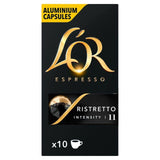 L'OR Ristretto Coffee Pods x10 Intensity 11 10 per pack