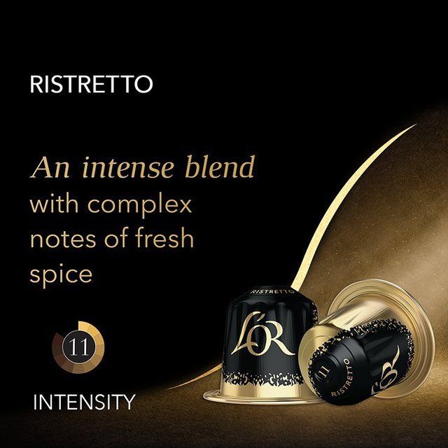 L'OR Ristretto Coffee Pods x20 Intensity 11 20 per pack