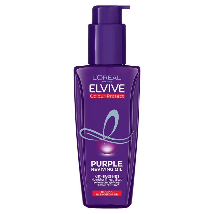 L'Oreal Elvive Colour Protect Purple Anti-Brassiness Hair Oil for Brunette