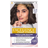 L'Oreal Excellence Cool Crème Permanent Hair Dye 5.11 Ultra Ash Light Brown