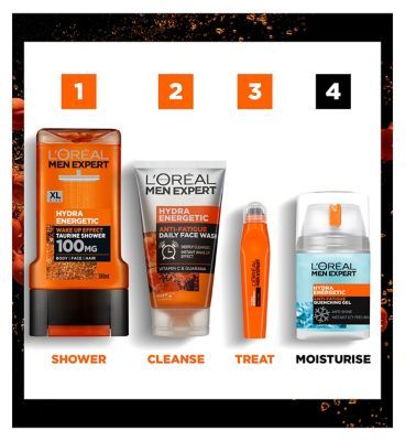 L'Oreal Men Expert Hydra Energetic Anti Shine Quenching Gel Moisturiser 50ml