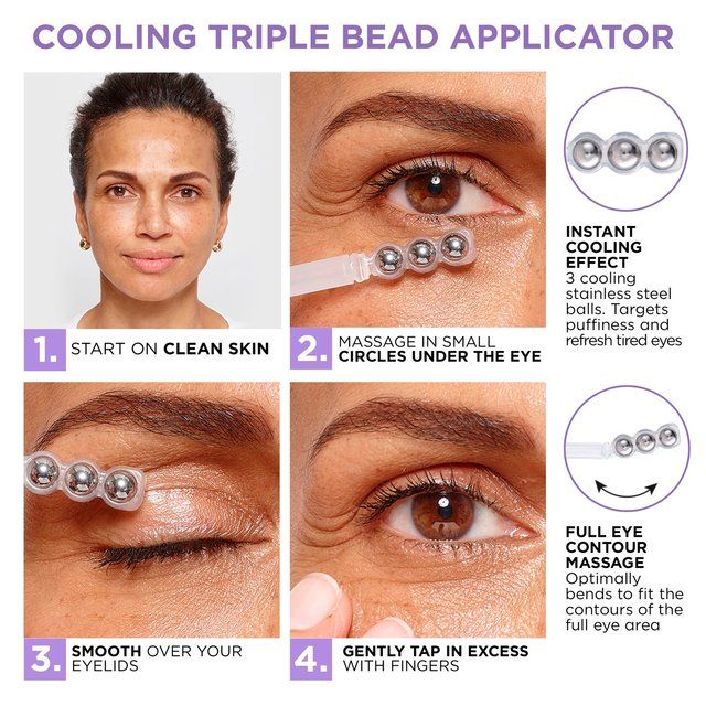 L'Oreal Paris 2.5% Hyaluronic Acid Eye Serum Replumps And De-Puffs Eye 20ml