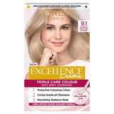 L'Oreal Paris Excellence Permanent Hair Dye Natural Light Ash Blonde 9.1