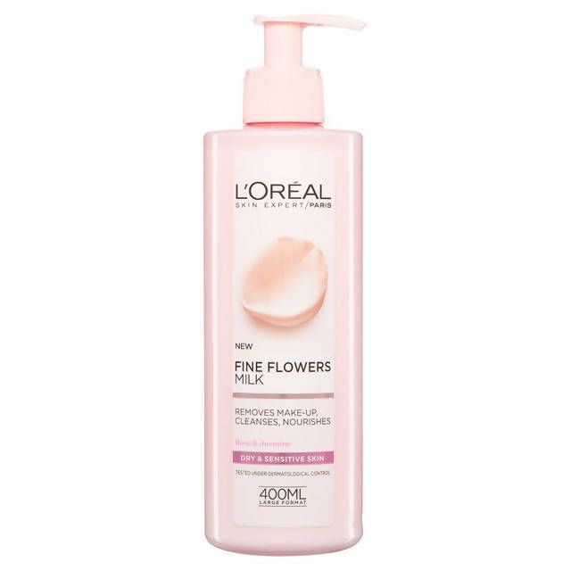 L'Oreal Paris Fine Flowers Cleansing Milk Sensitive Skin 400ml