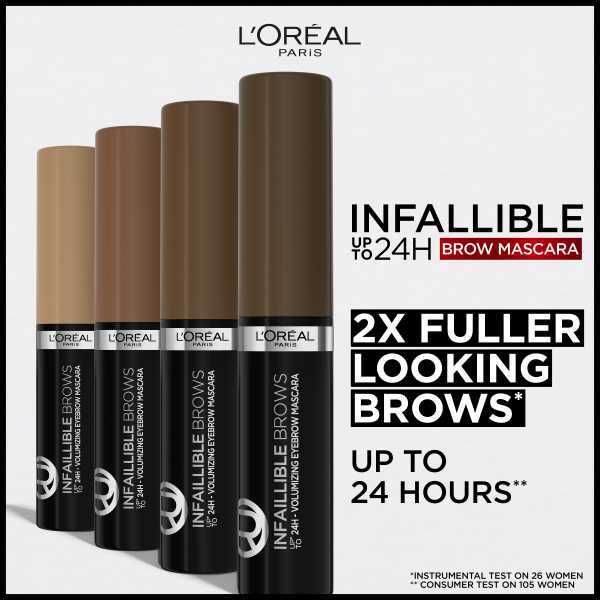 L'Oreal Paris Infallible 24H Brow Mascara Transparent