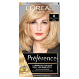 L'Oreal Paris Preference Permanent Hair Dye California Light Blonde 8