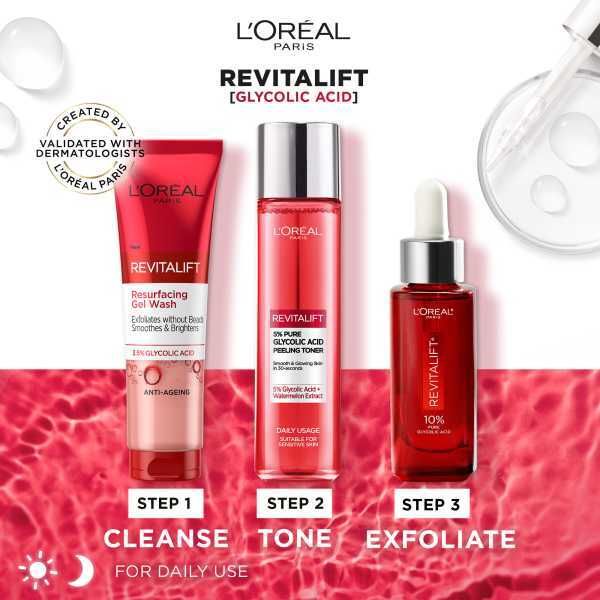 L'Oreal Paris Revitalift 10% Glycolic Acid Serum 30ml