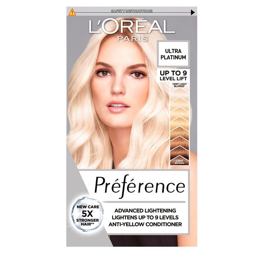 L'Oreal Preference Platinum Extreme Platinum Blonde Permanent Hair Dye