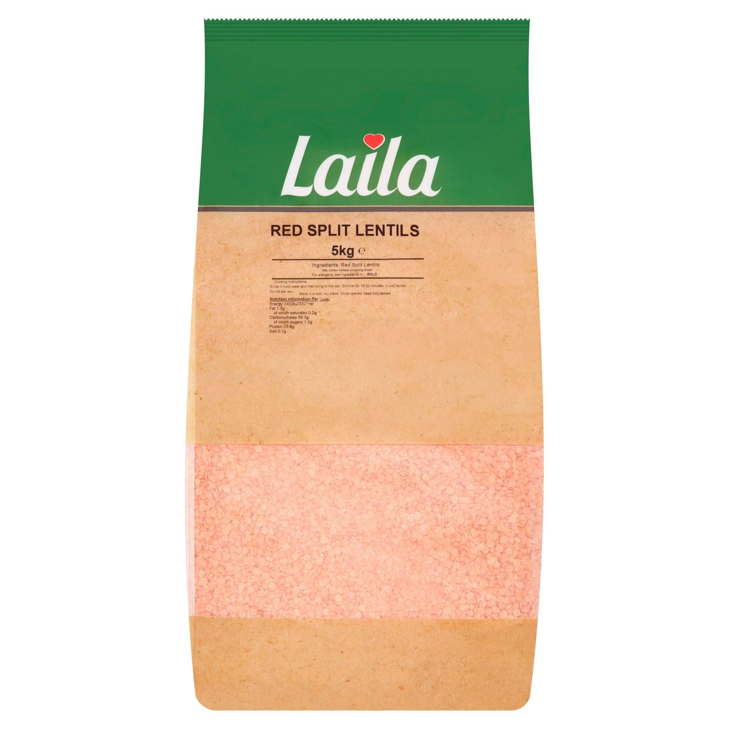 Laila Red Split Lentils 5kg