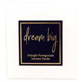 Landon Tyler Sentiment Candle Dream Big - Midnight Pomegranate - 140g