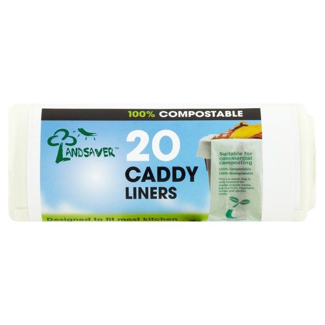 Landsaver Compostable Caddy Liner 7L 20 per pack